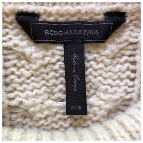 BCBGMaxAzria Cable Knit Sweater XXS - Picture 9 of 9